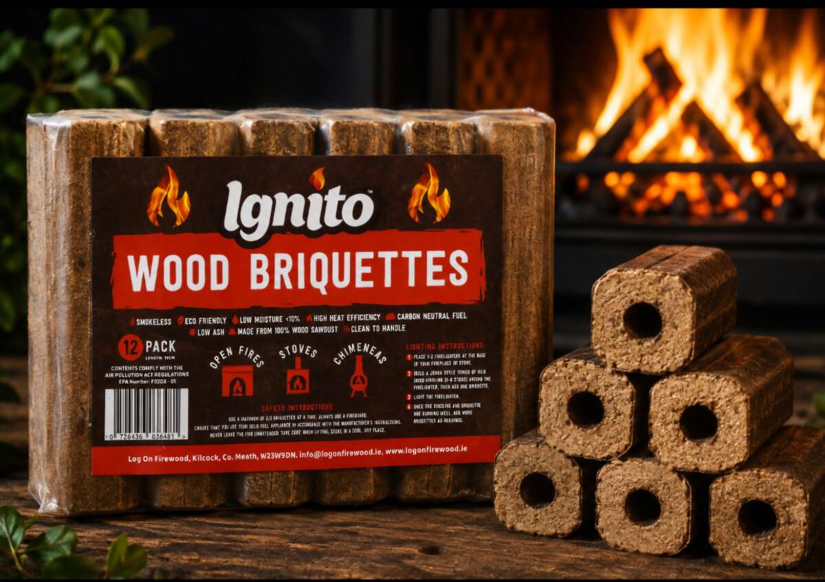 <span style="color: #ff0000;">New<strong></span> Ignito Wood Briquettes - Image 2